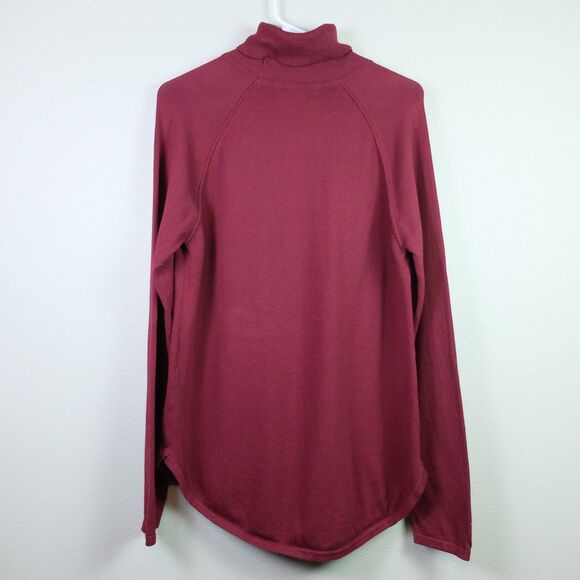Jeanne Pierre Dark Crimson Long Sleeve Turtleneck Size Large - Picture 6 of 6